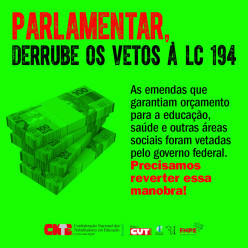 Defenda o orçamento da educação