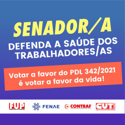 VALORIZE A VIDA: Pressione agora os senadores a votarem a favor do PDL 342/2021